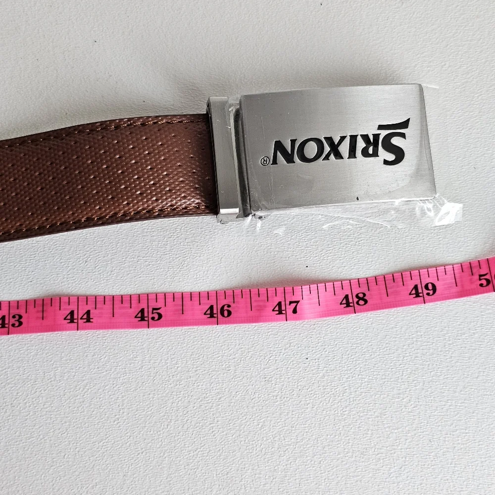 🆕 Srixon x Druh Genuine Leather Golf Belt Adjustable 30–40, Rare & Collectible